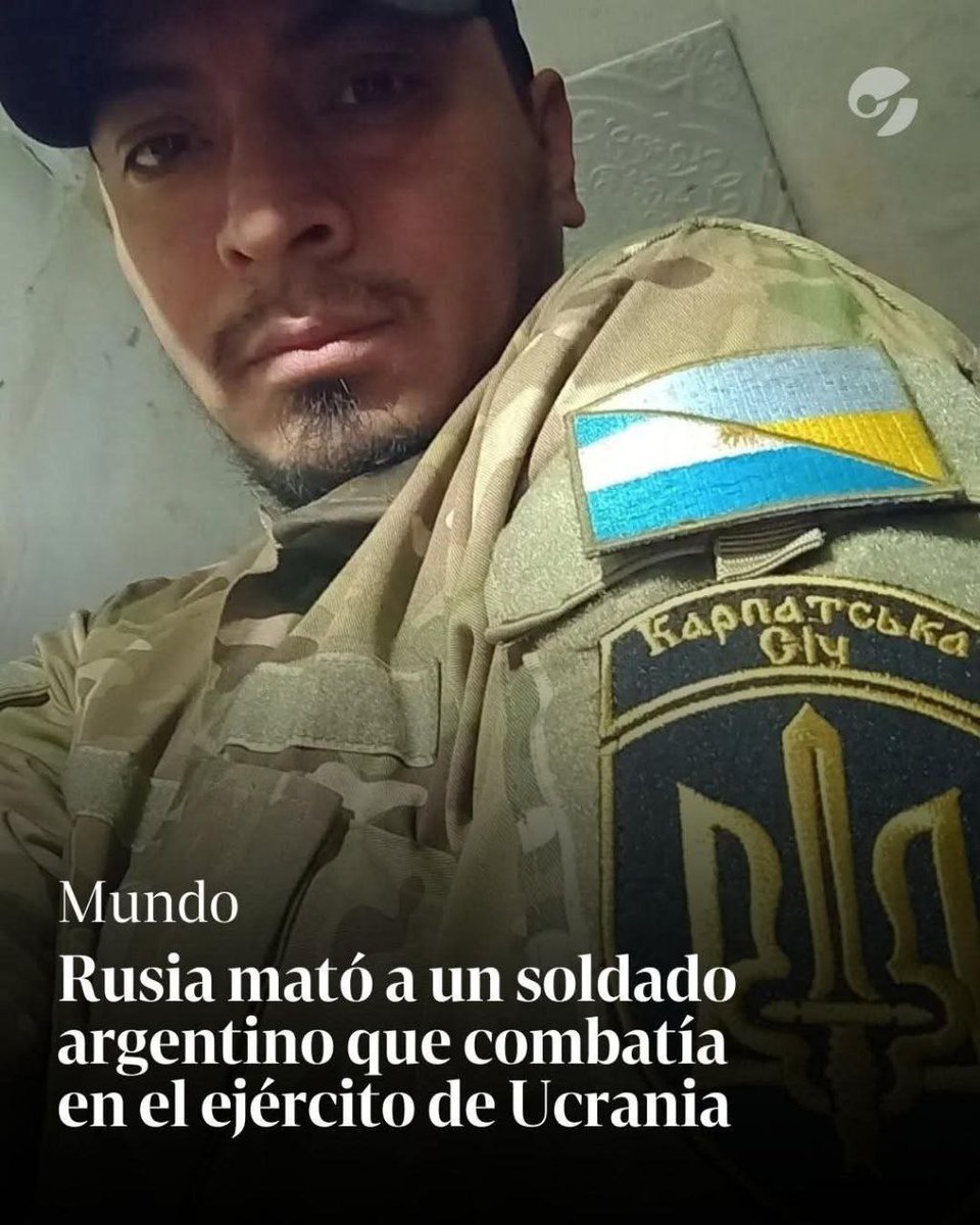 🇦🇷🇺🇦🇷🇺Emmanuel “Coca” Vilte, de 39 años, murió en Ucrania tras ser alcanzado por un drone ruso en Pokrovsk. Era argentino, combatía desde 2022 y tenía una hija con una mujer ucraniana.

Es el primer argentino confirmado muerto en la guerra entre Rusia y Ucrania.