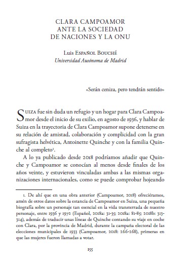 Luis Español (@espbou) on Twitter photo ¡Albricias! Ha dado a luz <a href="/RENACIMIENTOED/">Editorial Renacimiento</a> la obra 'Siempre a la espera: Clara Campoamor y el exilio republicano en Suiza' editada por la profesora Cristina Martínez Torres. Publico el capítulo "Clara Campoamor ante la Sociedad de Naciones y la ONU".
linkedin.com/posts/luisespa… ¡Albricias! Ha dado a luz <a href="/RENACIMIENTOED/">Editorial Renacimiento</a> la obra 'Siempre a la espera: Clara Campoamor y el exilio republicano en Suiza' editada por la profesora Cristina Martínez Torres. Publico el capítulo "Clara Campoamor ante la Sociedad de Naciones y la ONU".
linkedin.com/posts/luisespa…