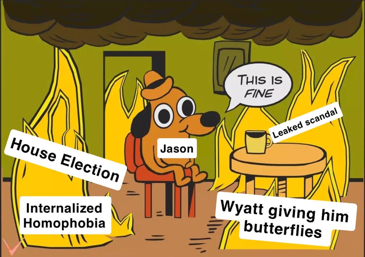 ForNersia's tweet image. Jason’s one job is to just get elected for his house seat. Everything else is fine. #UnhingedPit #R #LGBTQ