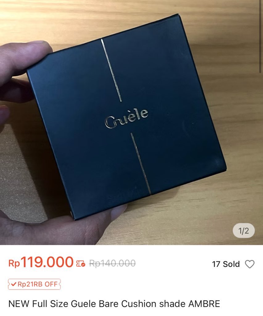 ROS34N's tweet photo. WTS New Cushion Guele Shade Ambre, pake voc kecantikan jdi 119k aja
https://t.co/itZm2l6qyp https://t.co/sM62tILFR9