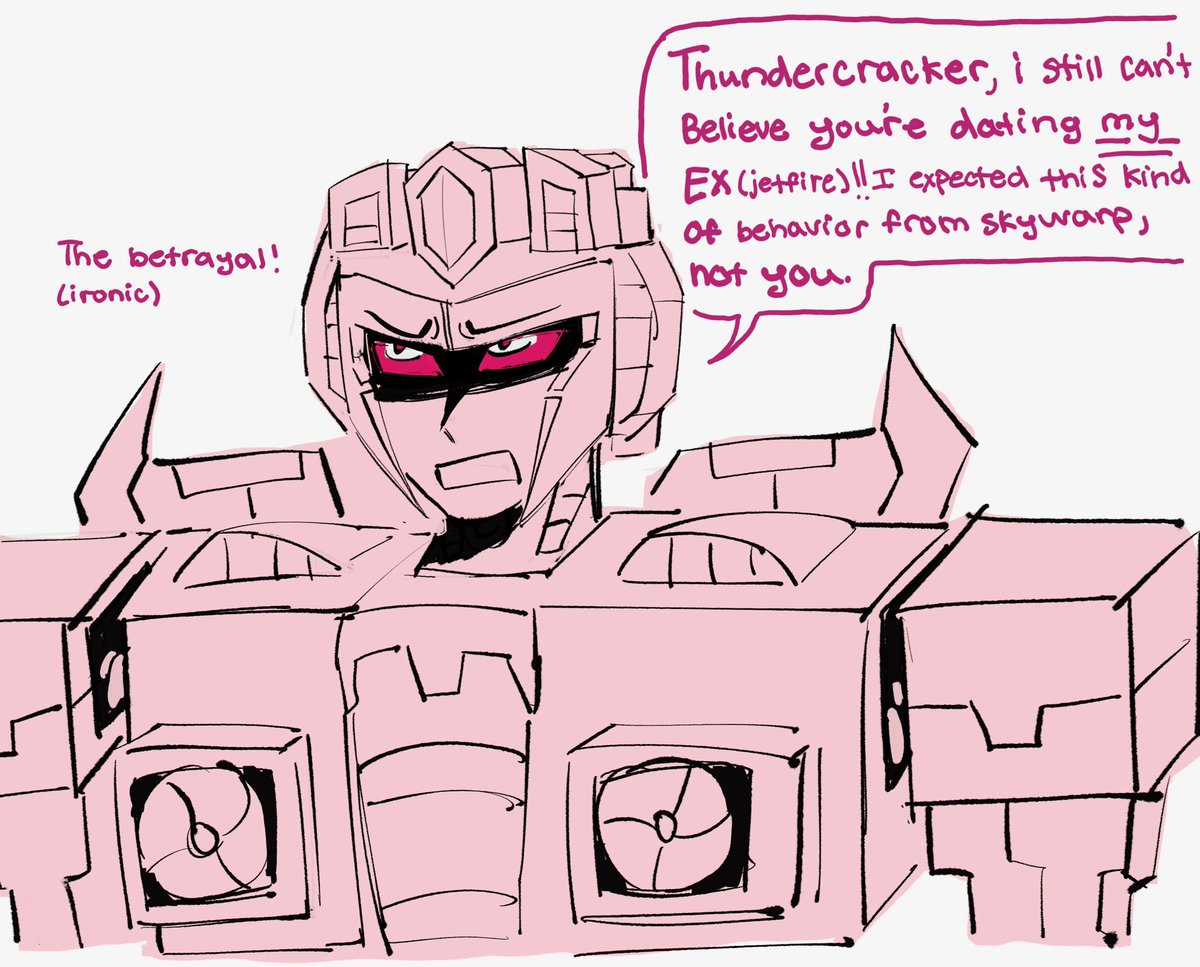 sounstarr's tweet image. Exes 
#thundercracker #starscream #starop #thunderfire