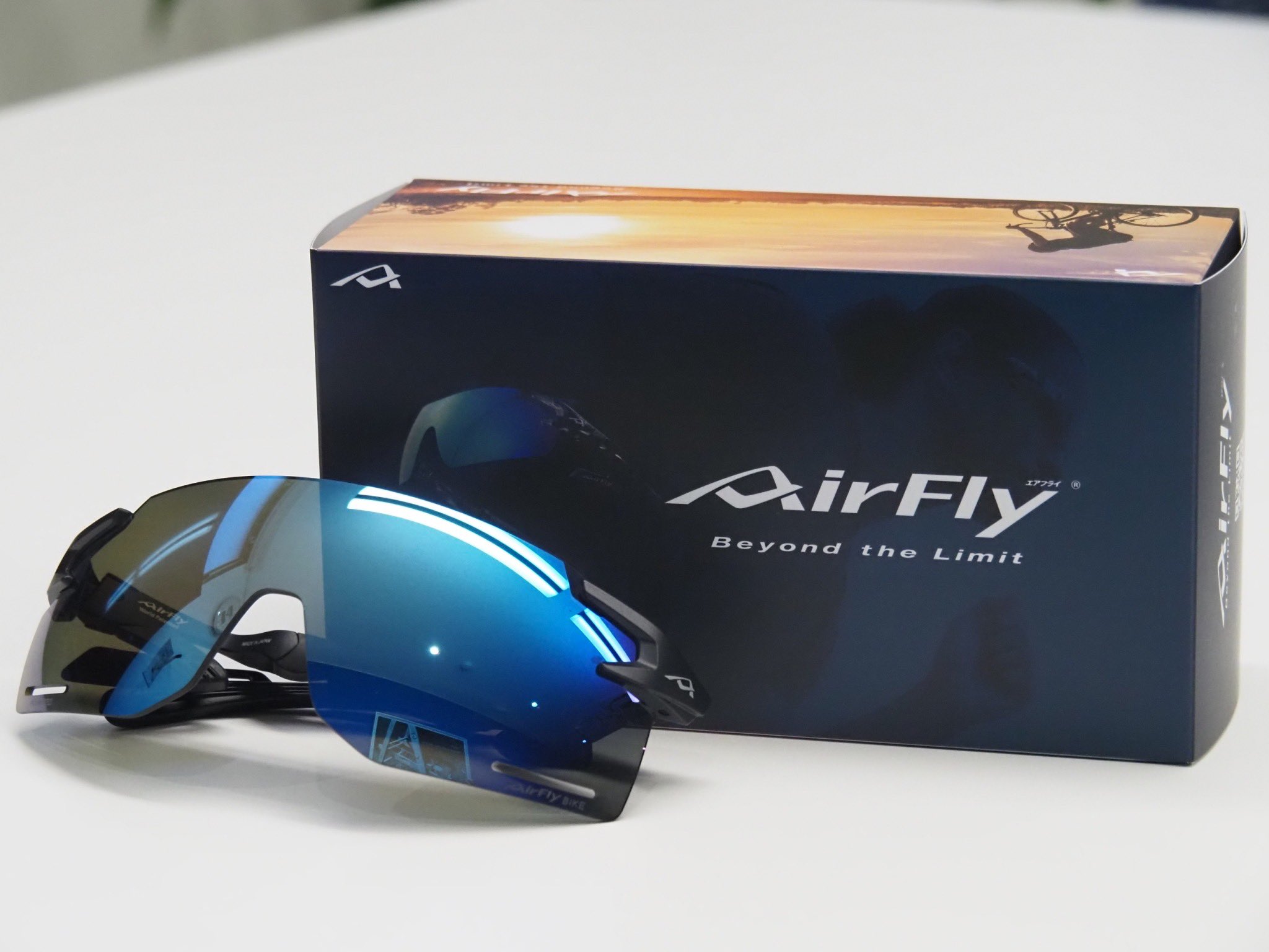 AIRFLY Beyond the Limit スポーツサングラス AIRFLY ( エアフライ ) サングラス バイクモデル クリアフレーム