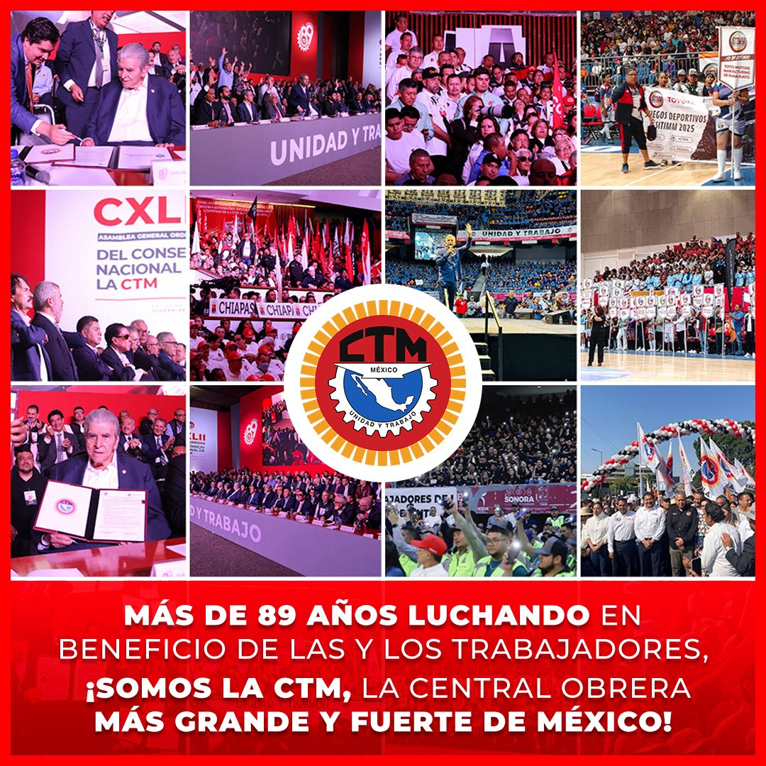 CTM Nacional (@ctm_mx) on Twitter photo ¡Unidad y Trabajo!👷♂️👷♂️ ¡Unidad y Trabajo!👷♂️👷♂️