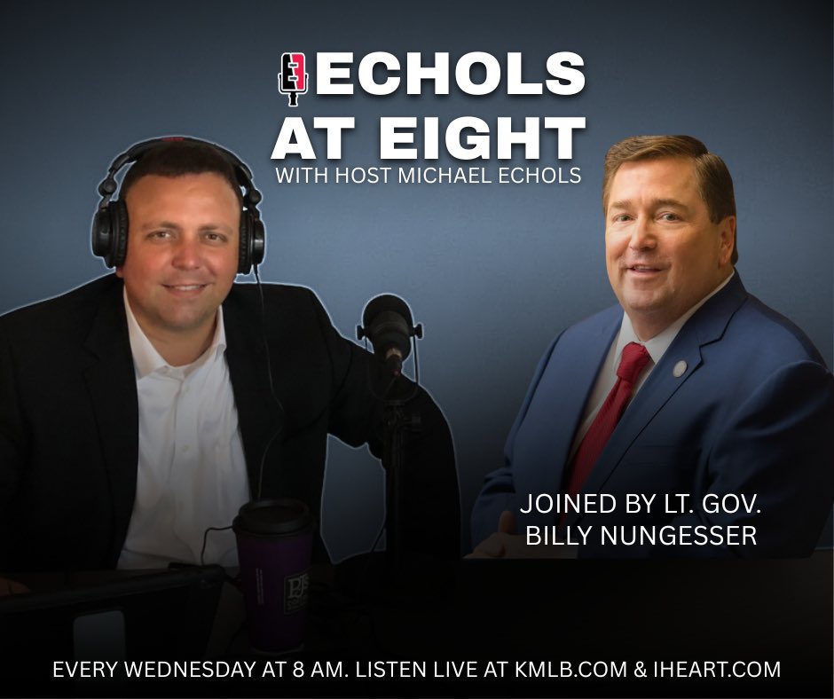 MichaelEchols's tweet image. 🎙️ Tune into Echols at Eight this week with special guest LT Gov Billy Nungesser! Discover if New Orleans is ready for tourists, get the scoop on upcoming festivals, and explore exciting family-friendly activities before kids go back to school. Tune in live at…