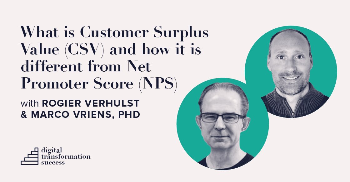 On this episode of Digital Transformation Success, I dive deep with Rogier Verhulst (<a href="/LinkedIn/">LinkedIn</a>) and Marco Vriens (Kuantum) into CSV - a metric that puts real dollars behind customer loyalty: hubs.la/Q02W_46H0
#littlebirdmarketing #marketresearch