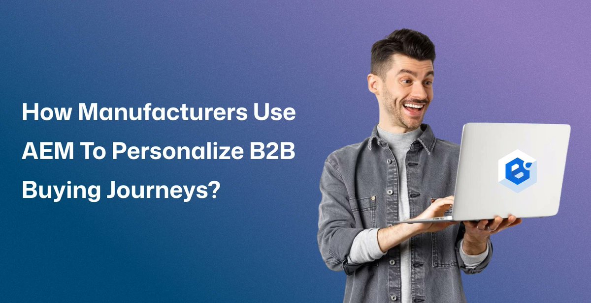 Manufacturers: Personalize your B2B buying journey with AEM.

Drive trust. Boost sales.

Learn how in our latest blog.

Read more: thebinaryworks.com/blog/how-manuf…

#B2B #AEM #Personalization #Manufacturing #MarketingTips