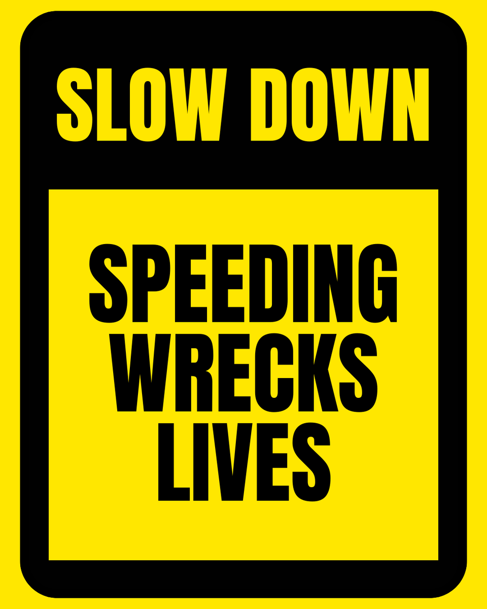 Pass on driving fast. ✋

Speeding Catches Up With You
