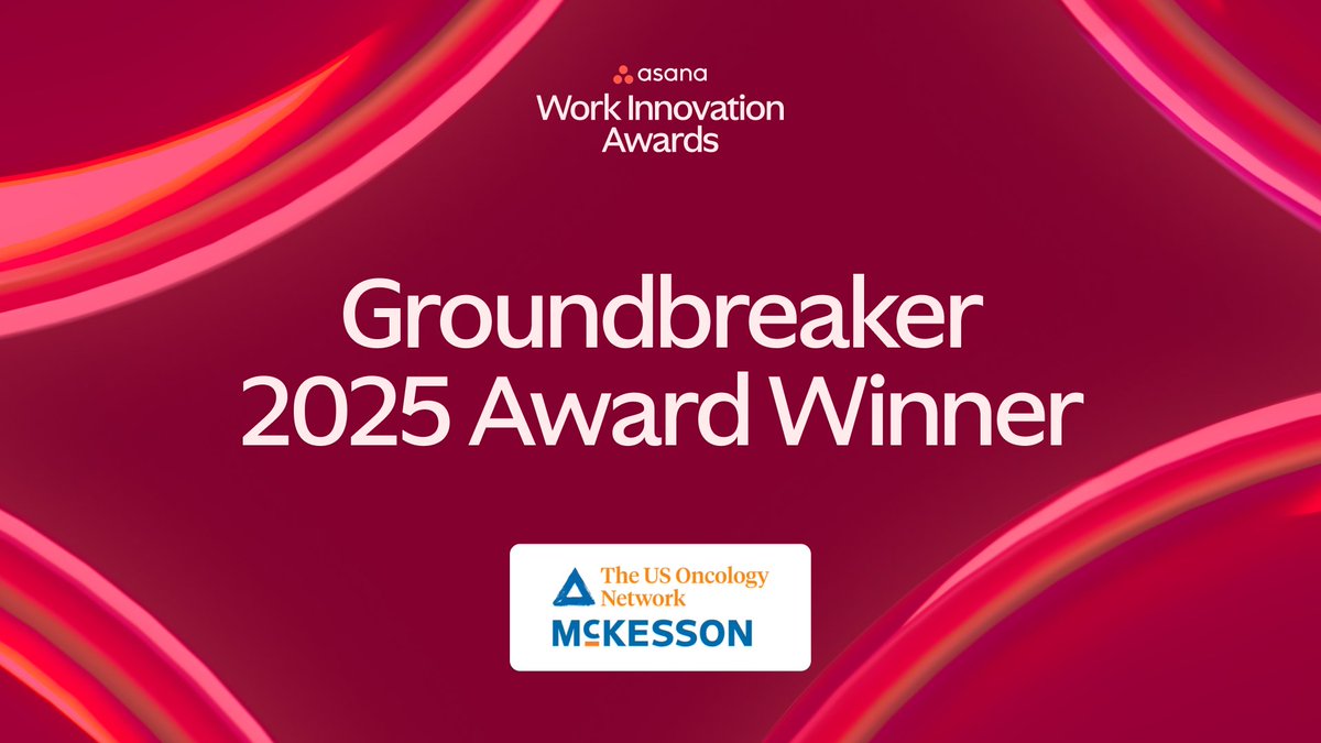 We're honored to receive the 2025 Groundbreaker Work Innovation Award from <a href="/asana/">asana</a>! More efficient collaboration means more chances to connect physicians with resources that will change the future of cancer care.

#WorkInnovationAwards #Collaboration