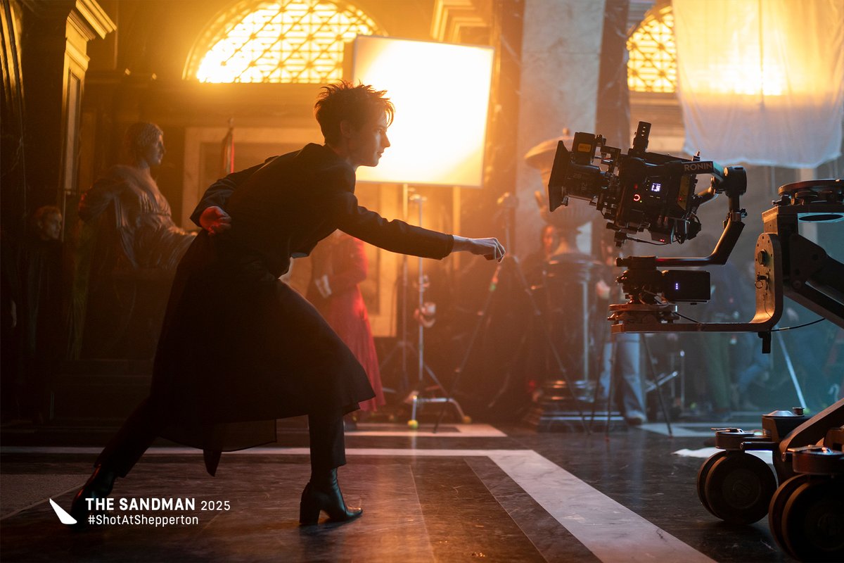 PinewoodStudios's tweet image. The Dreaming is calling. Behind the scenes of #TheSandman Season 2 which #ShotAtShepperton across six stages and the Backlot. Part 1 of the second season is available to watch on @netflix now.