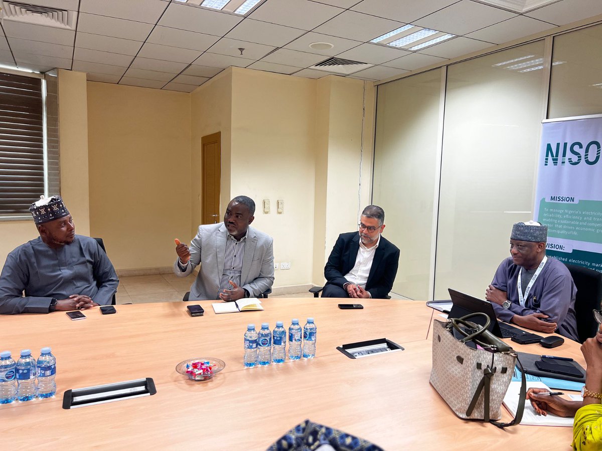 OFFICIALNISO_NG's tweet photo. The Management of NISO, led by the MD/CEO, Engr. Abdu Bello Mohammed, met with Siemens Energy to discuss the next steps in modernising Nigeria’s SCADA/EMS systems under the Presidential Power Initiative (PPI). https://t.co/GPk8PJxUeg