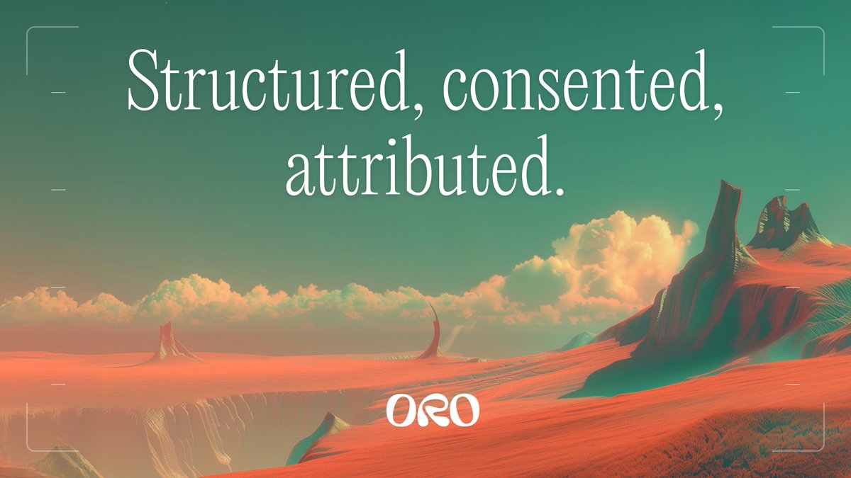 getoro_xyz's tweet image. Everyone talks about private data as the future of AI...but most systems aren’t built to handle it.
Structuring it, attributing it, and securing proper consent isn’t easy.
That’s why so much of it stays untapped.
ORO makes private, permissioned data usable by design 🤝