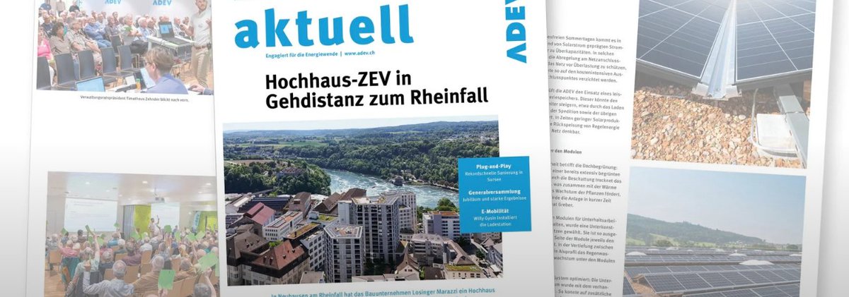 ADEV aktuell 02/2025 ist da! Mit Themen wie:
✅ Rückblick GV
✅ Neue Solaranlagen
✅ Fortschritte bei Erlenmatt Ost &amp; Wärmeverbund Lehenmatt-Birs
✅ Ladeinfrastruktur E-Mobilität
👉 Jetzt lesen: adev.ch/de/adev-aktuel…

#ADEV #ErneuerbareEnergie #Solarstrom