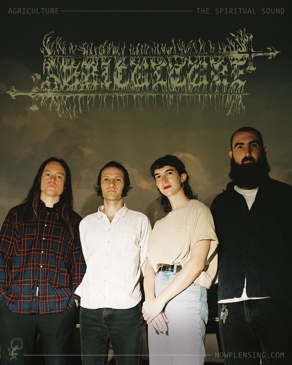 TheFlenser's tweet image. Agriculture return with their new album The Spiritual Sound, out Oct 3 on The Flenser.
Listen to “Bodhidharma” + order limited vinyl, CD, and merch: nowflensing.com
“My head is on fire with anxiety—can you pacify my mind?”
The Flenser ❤️'s @Agriculture666