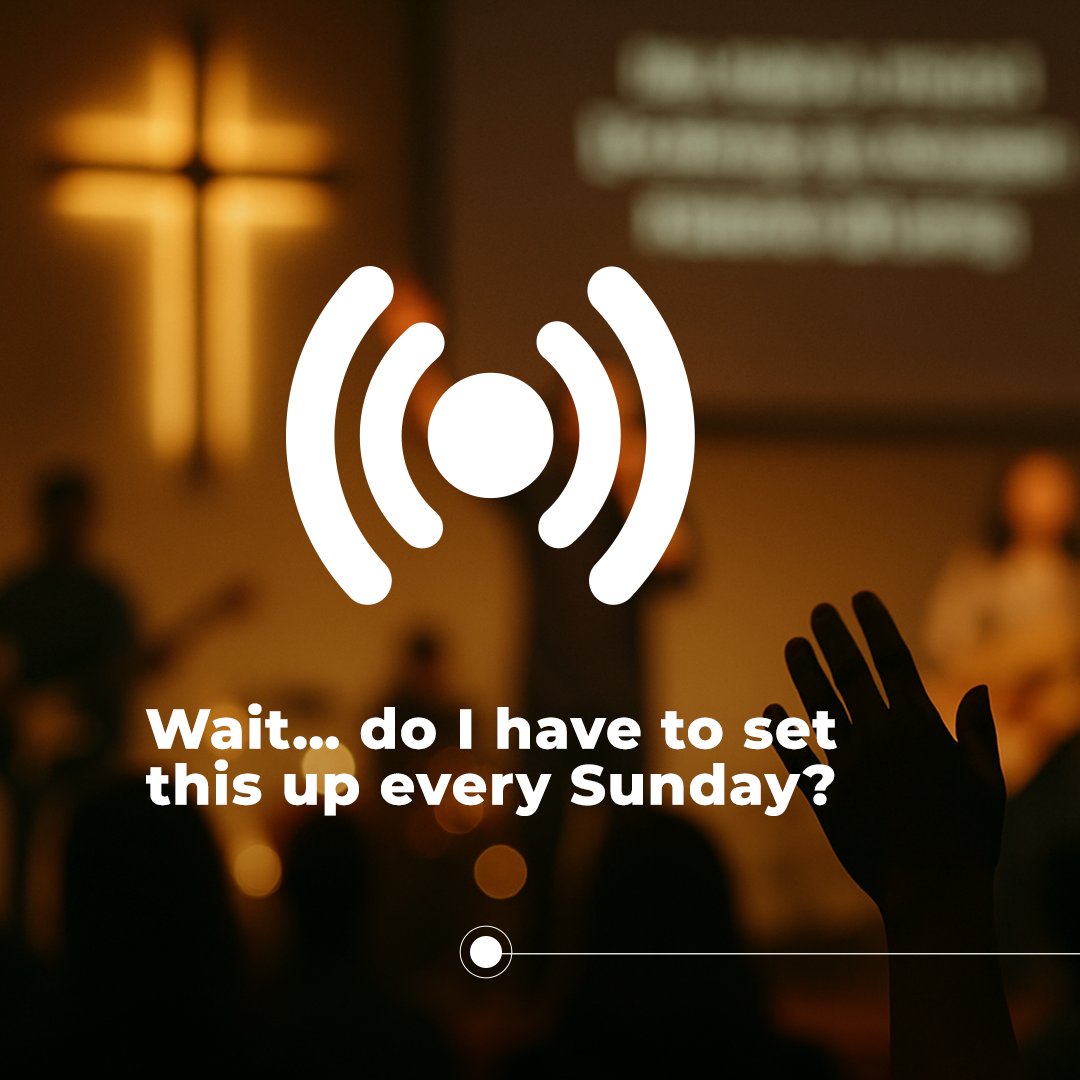 SermonShots's tweet image. Every Sunday shouldn’t feel like a tech reset.
With Sermon Live, churches get:
✅ One-time setup
🔗 Permanent URL
🌍 Live translation (50+ languages)
📱 No apps. No logins.
Simplify the tech. Focus on the message.
#SermonLive #ChurchTech #SermonShots