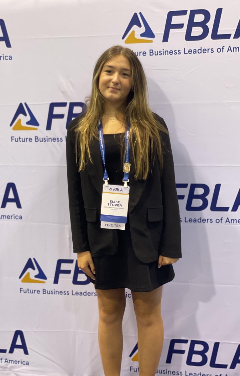 Chesapeake Career and Technical Education (@chesapeake_cte) on Twitter photo Huge congrats to this FBLA student along with her teacher, Melodie Surratt, from <a href="/DCMS_hornets/">Deep Creek Middle</a> for representing us at FBLA National!🎉 So proud of their hard work and dedication. What an incredible experience learning and competing with the best! #FBLA #FutureReady Huge congrats to this FBLA student along with her teacher, Melodie Surratt, from <a href="/DCMS_hornets/">Deep Creek Middle</a> for representing us at FBLA National!🎉 So proud of their hard work and dedication. What an incredible experience learning and competing with the best! #FBLA #FutureReady