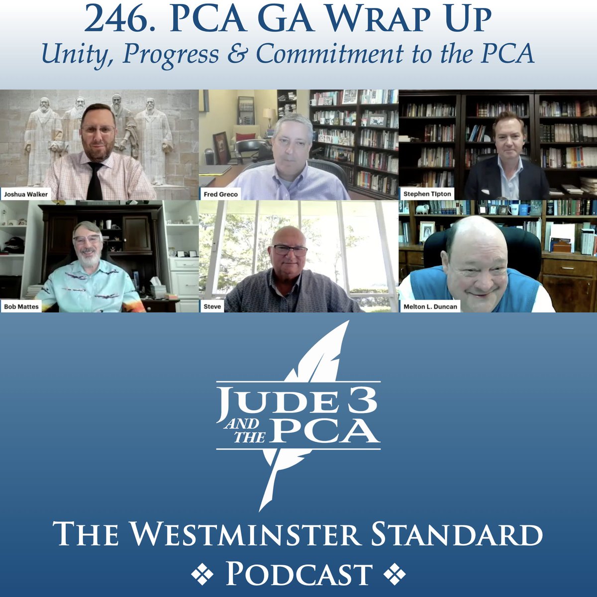 TheWSpod's tweet photo. The 52nd #PCAGA is in the books. Thanks to @fredgreco, @johnny_redeemed, @MeltonDuncan, Steve Dowling, Bob Mattes &amp; @SteveTiptonPCA for sharing their reflections and encouragements on the trajectory of the PCA. 
https://t.co/z3CYL6eSbn https://t.co/lYQRjXiSRh