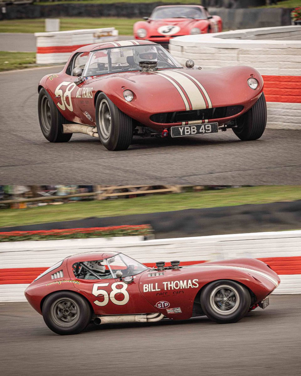 goodwoodrevival's tweet image. There’s a very strong chance you’ve heard of the AC Cobra, Jaguar E-type and Aston Martin DB4GT, but what about the Bill Thomas Cheetah? The Cheetah was a 1960s GT car, built by American mechanic and tuner Bill Thomas (with backing from General Motors) to compete with the likes…