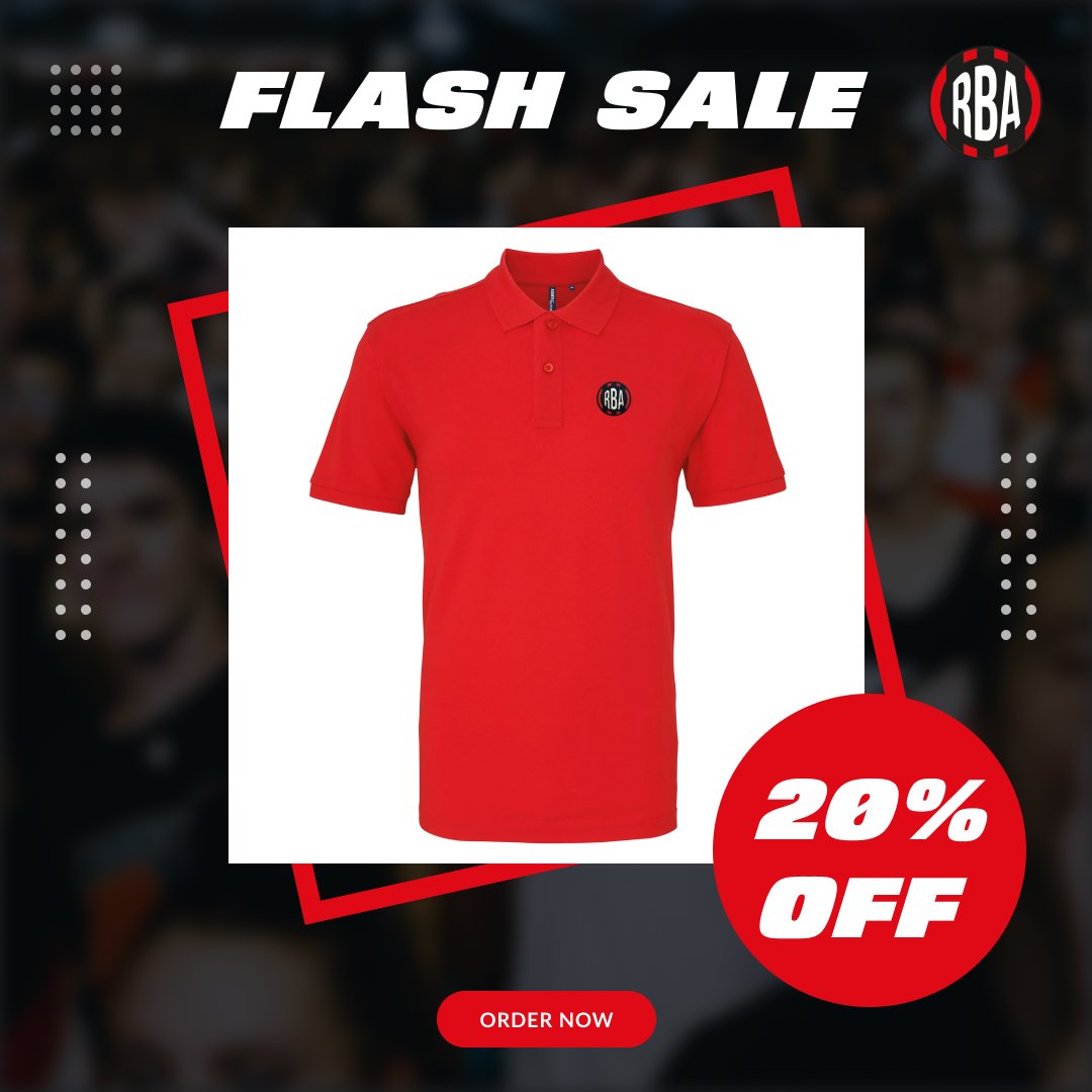 🚨 FLASH SALE 🚨

Less than 24 hours left to grab yourself a bargain!

Upgrade your summer wardrobe with our range of embroidered mens polos.

Shop now 👉 redandblackarmy.com/sale #AFCB