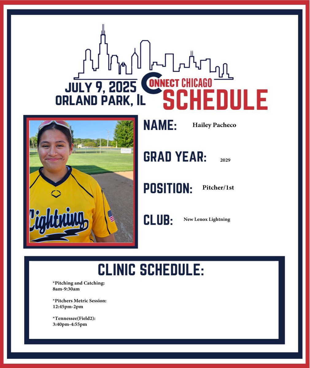 Hailey Pacheco (@haileyapacheco5) on Twitter photo Connect Camp Chicago, Can't Wait. <a href="/DDSBandEvents/">Diamond Direction</a> <a href="/NLL18UGold/">New Lenox Lightning 18U Gold</a> <a href="/tagupSoftball/">tagup</a> <a href="/ERIStourney/">Easton Invite</a> Connect Camp Chicago, Can't Wait. <a href="/DDSBandEvents/">Diamond Direction</a> <a href="/NLL18UGold/">New Lenox Lightning 18U Gold</a> <a href="/tagupSoftball/">tagup</a> <a href="/ERIStourney/">Easton Invite</a>