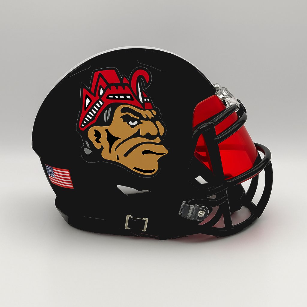 👍 or 👎 to San Diego State wearing a King Montezuma retro logo alternate helmet? 🧐