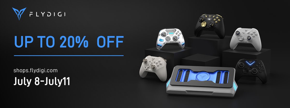 YOUR UPGRADE WINDOW IS OPEN: 40% OFF ELITE CONTROL

Level up your arsenal during Flydigi’s Summer Promotion! From July 8-11, unlock unprecedented deals on award-winning controllers engineered for victory.  CALL-TO-ACTION ▶ "CLAIM YOUR FORCE" shops.flydigi.com