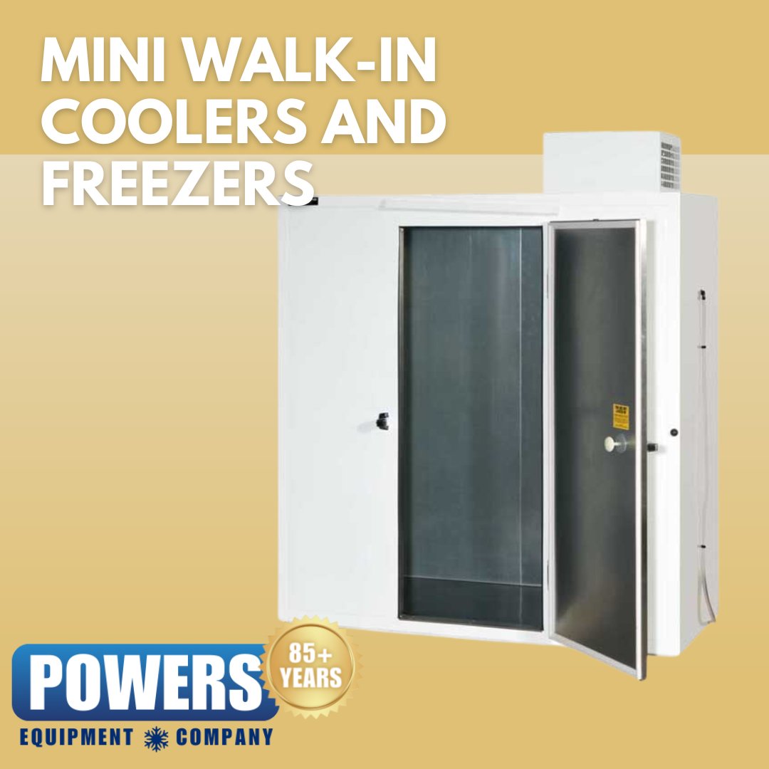 powersequipment's tweet image. ❄️ Short on space? Our Mini Walk-In Coolers deliver max storage in a compact design.
✔️ Easy install
✔️ Custom finishes
🔗 powersequipment.com
#WalkInCooler #CompactCooler