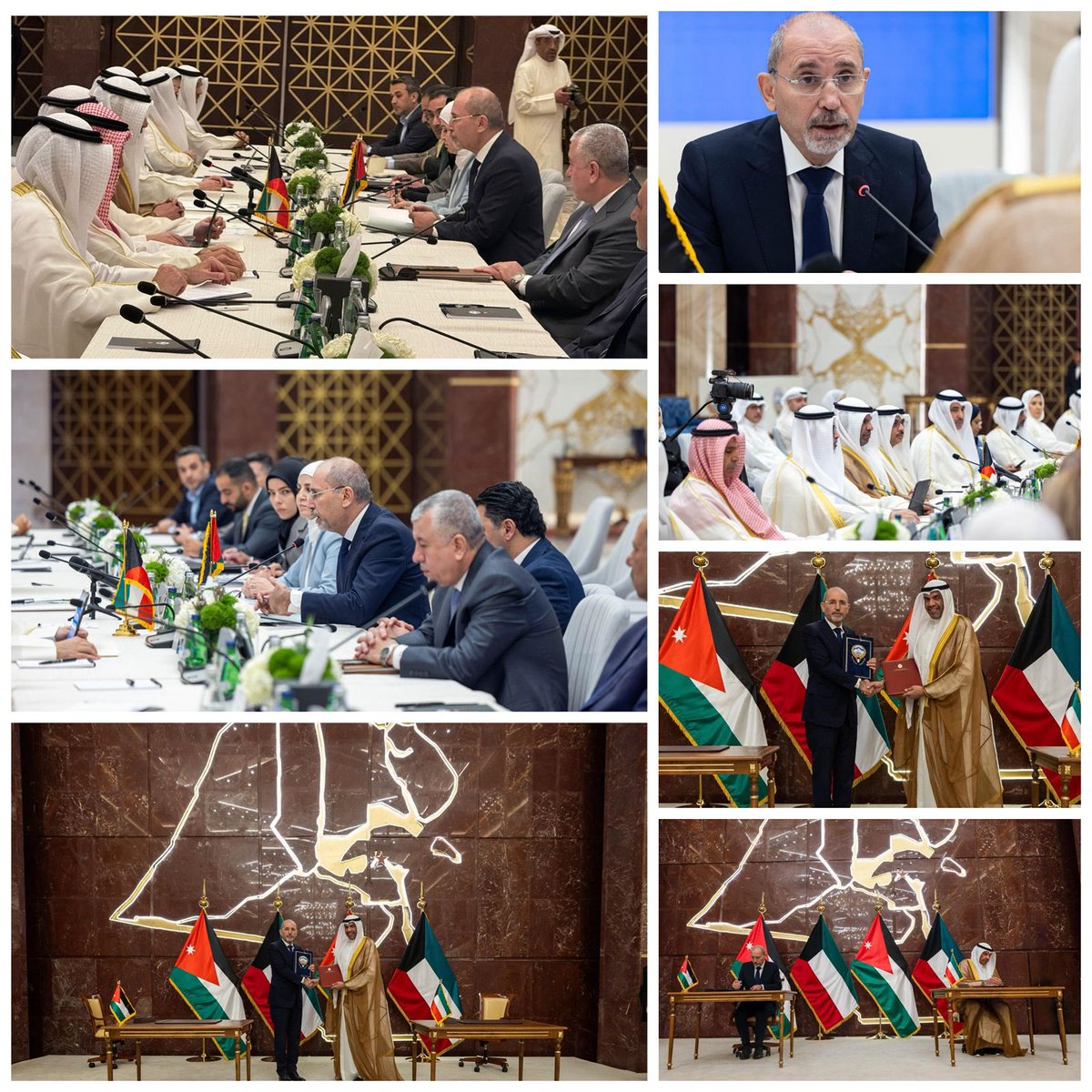 ترأس نائب رئيس الوزراء ووزير الخارجية وشؤون المغتربين أيمن الصفدي <a href="/AymanHsafadi/">Ayman Safadi</a>، ووزير الخارجية الكويتي عبد الله علي اليحيا، أعمال الدورة الخامسة للجنة العليا المشتركة الأردنية - الكويتية، التي عُقِدت اليوم في دولة الكويت الشقيقة.
وأكّد الصفدي واليحيا عمق علاقات الأخوة الراسخة