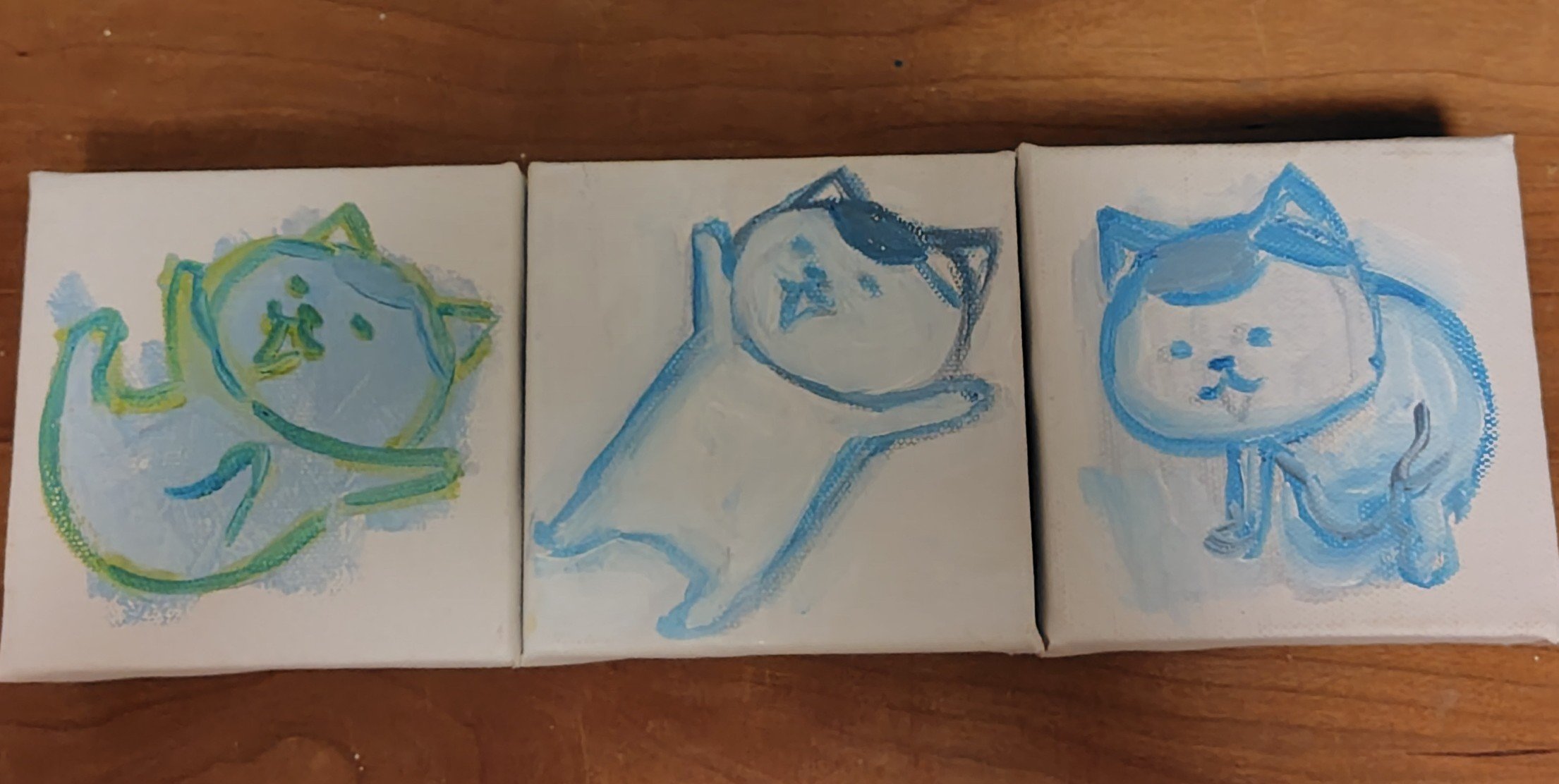 【ポケファス】アクリル画_CAさんでライン引き pokefasu ポケファス ポストカード 「CAさんでライン引き