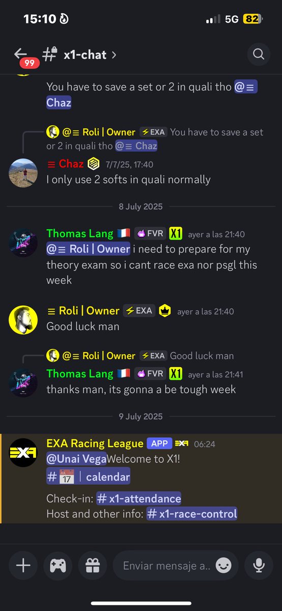 I will be driving EXA X1 after my holidays as a reserve, opportunity is here i will try to do my best on the races i can do. This is the moment <a href="/SierraEsports_/">Sierra Esports Team</a> 👊👊