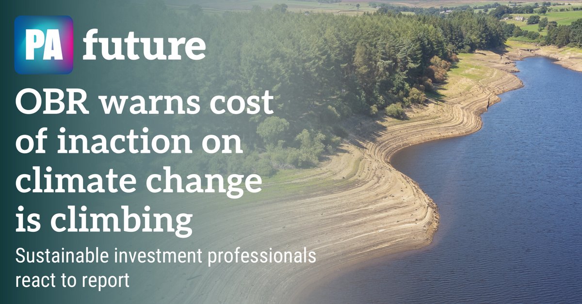 PA Future (@padviserfuture) on Twitter photo Sustainable investment professionals react to <a href="/OBR_UK/">Office for Budget Responsibility</a> report that identifies significant impact of climate change on UK GDP and government debt
Learn more: future.portfolio-adviser.com/chilling-threaā¦
#ClimateChange #GovernmentDebt #Transition Sustainable investment professionals react to <a href="/OBR_UK/">Office for Budget Responsibility</a> report that identifies significant impact of climate change on UK GDP and government debt
Learn more: future.portfolio-adviser.com/chilling-threaā¦
#ClimateChange #GovernmentDebt #Transition