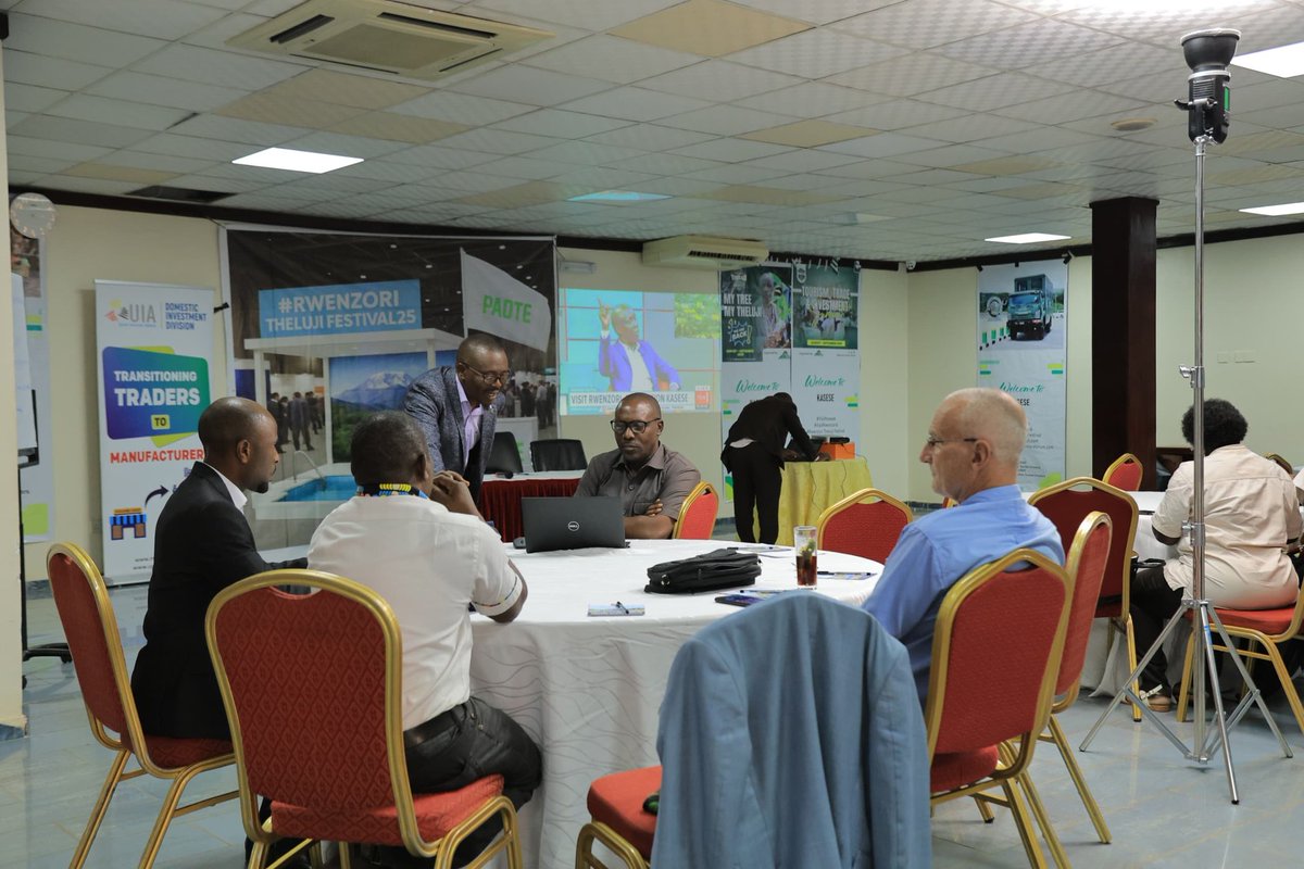 This is  happening right now at hotel africana -sipi hall at the launch of  the #RwenzoriThelujiFestival25