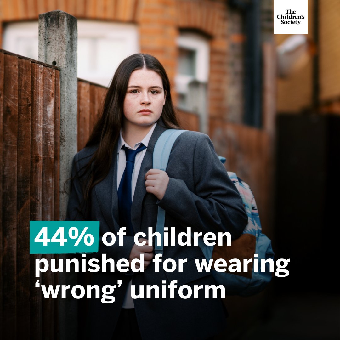 The Children's Society (@childrensociety) on Twitter photo Unaffordable uniform costs shouldn’t be the reason that children are punished at school.
Every child should be able to attend school without fear of detention, isolation or exclusion because of uniform costs their families can’t afford. Unaffordable uniform costs shouldn’t be the reason that children are punished at school.
Every child should be able to attend school without fear of detention, isolation or exclusion because of uniform costs their families can’t afford.