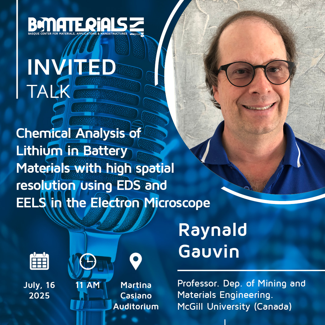 BCMaterials's tweet image. 📢 New #InvitedTalk with Prof. Raynald Gauvin, @mcgillu, international figure in the development of new computational models for characterizing the microstructure of materials and creator of the CASINO program.
📅 July 16.
⌚ 11:00
📌 Martina Casiano Auditorium
➡️ Free attendance