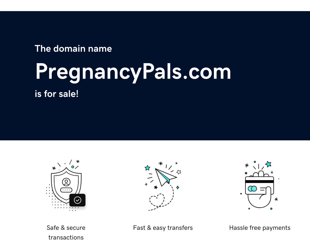 MarriageRebuild's tweet image. PregnancyPals.com is for sale.

Warm, memorable, and brandable domain perfect for any pregnancy-focused business or community.

✅ .com domain (most trusted extension)
✅ Easy to remember and type
✅ Positive emotional branding
✅ Huge evergreen niche with high LTV