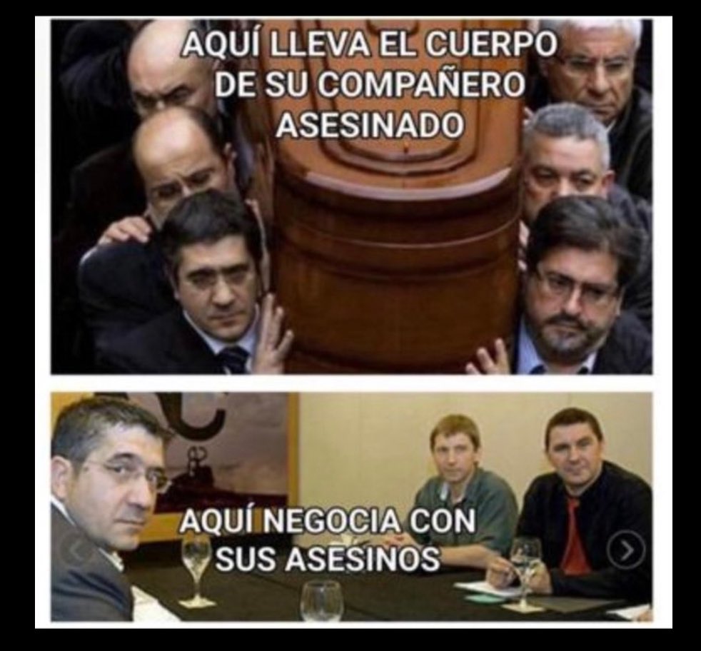 torreagad's tweet image. Tu dique te tienes que callar la boca,mentiroso!!!
Le deberías de preguntar a la familia de su compañero asesinado por ETA que le parece una fotografía y otra!!!

Demagogo