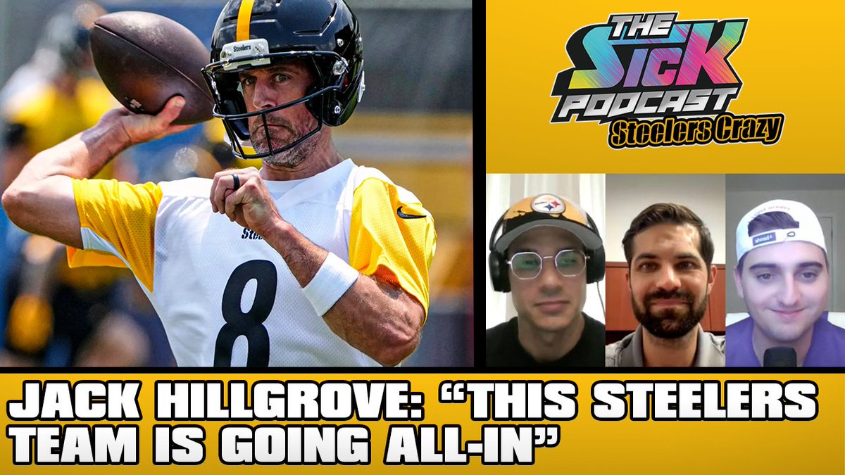 sickpodsteelers's tweet image. 🚨New Episode🚨
@JHillgroveWTOV joins @JYorkFootball & @MikedUpSports1 to discuss:
🟡 Aaron Rodgers’ role
🟡 TJ Watt’s contract situation
🟡 Jalen Ramsey’s versatility
Full pod👇
Watch: youtu.be/kF1rxee536w
Listen: traffic.megaphone.fm/SICMED11482495…
#HereWeGo #thesickpodcast