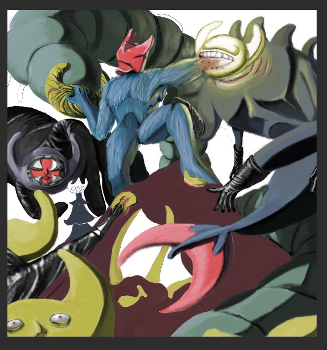 LumpMage's tweet image. Another wip update remind me to work on this when I wake up