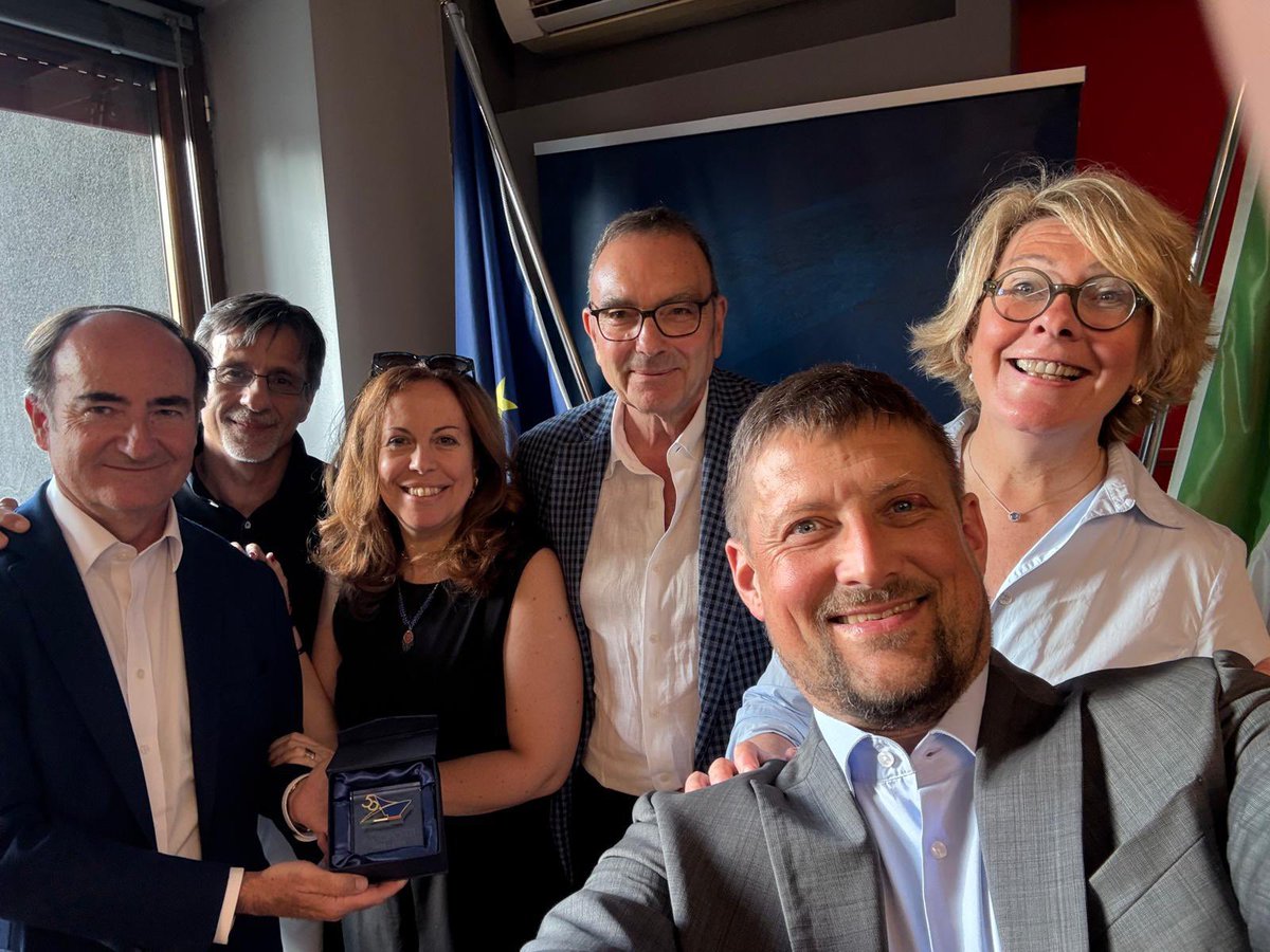 ESPOSecretariat's tweet photo. Thank you #Assoporti for the warm welcome and hospitality and the interesting exchange. we noted your plea for competitiveness of Med #ports & reducing administrative complexity and red tape. Let’s work together on this. See U again in September in Rome. #portsstrategy https://t.co/GaMEAgelJ3