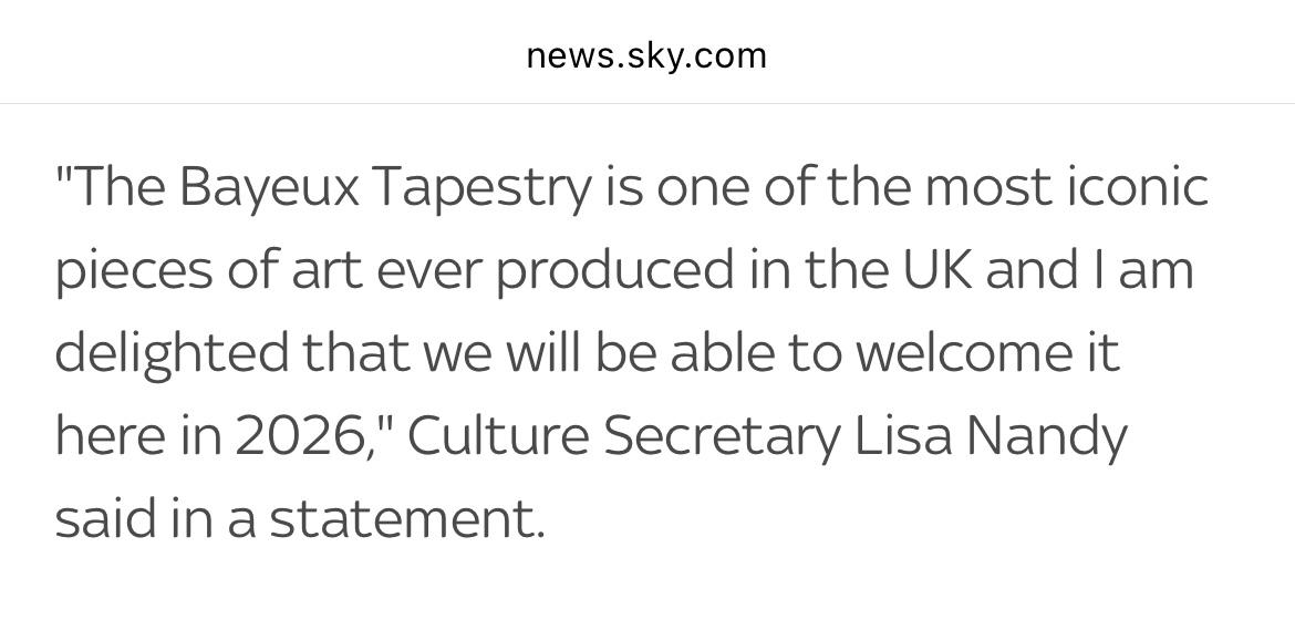 This is literally the sort of language we would use to describe, say, the Hillman Avenger as opposed to the Bayeux Tapestry, but OK