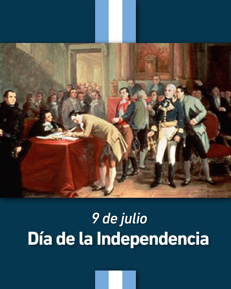 juanesper's tweet image. En 1816, un grupo de hombres valientes dio el paso decisivo hacia la libertad, proclamando nuestra independencia. Hoy, 209 años después, honramos esa elección construyendo una Argentina libre, justa y con orden.
¡Que viva nuestra Patria!