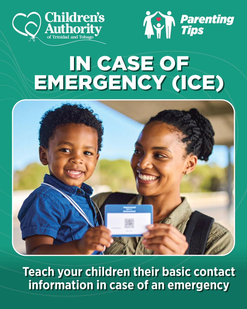 The July August vacation period is here. Please ensure your children are aware of their basic information in case of an emergency!