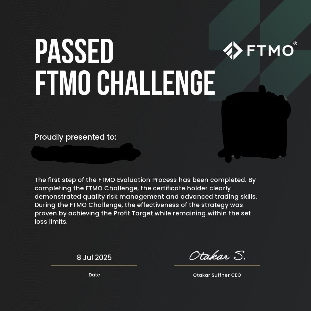 Another user passed his Prop Firm Challenge with Zone Surge.. all fully automated.

#forex #forexbot #forexea #trading #tradingbot #tradingea #trirex #automatedtrading #propfirm