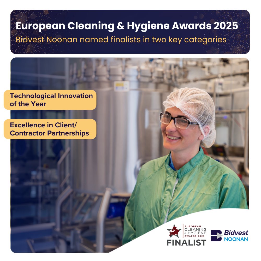 Some great news just reached our business. We’ve been named finalists in two key categories at the 2025 European Cleaning &amp; Hygiene Awards.

Our work has been shortlisted for Excellence in Client/Contractor Partnerships and Technological Innovation of the Year. A proud moment!