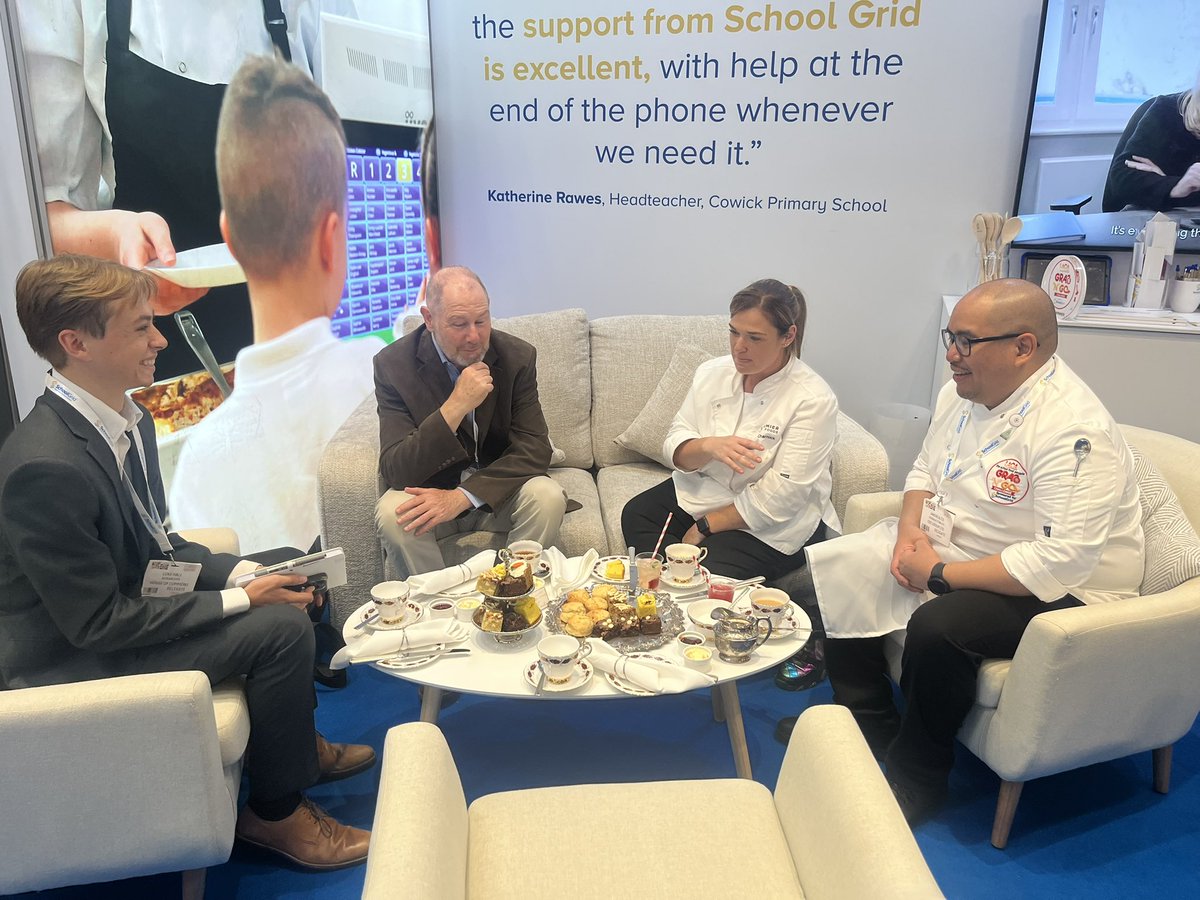 Another great Afternoon Tea at the SchoolGrid stand 🍰🧁🎂#LACAME <a href="/LACA_UK/">LACA</a>