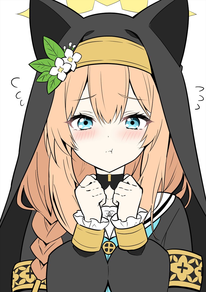 syam_shamo's tweet image. 拗ねるマリーちゃん練習
#ブルアカ