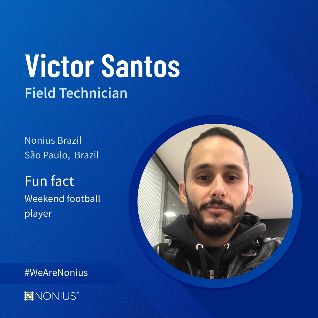 Say hello to Victor Santos, Field Technician at Nonius Brazil! 🇧🇷

Get to know more about our team! Don’t miss the next #WeAreNonius reveal.

 #Nonius #HospitalityTechnology #HealthcareTechnology