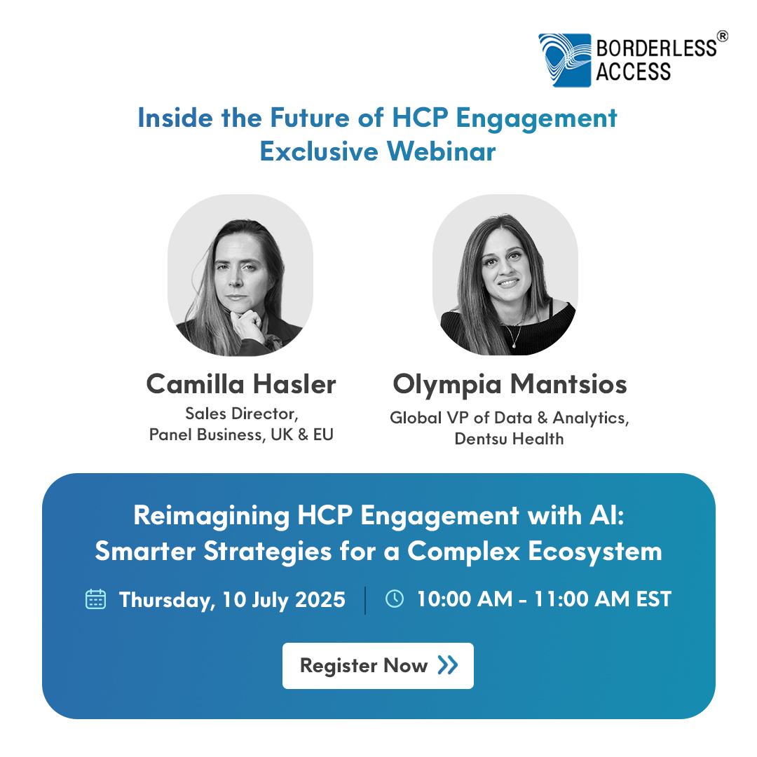 One Day to go! 

Join Camilla Hasler &amp; Olympia Mantsios in a live discussion on smarter strategies in healthcare research.

🗓️ July 10, 2025
⏰ 10–11 AM EST
🔗 Register: ow.ly/nrJI50WhiLB

#HCPengagement #MRX #AIinHealthcare #BorderlessAccess