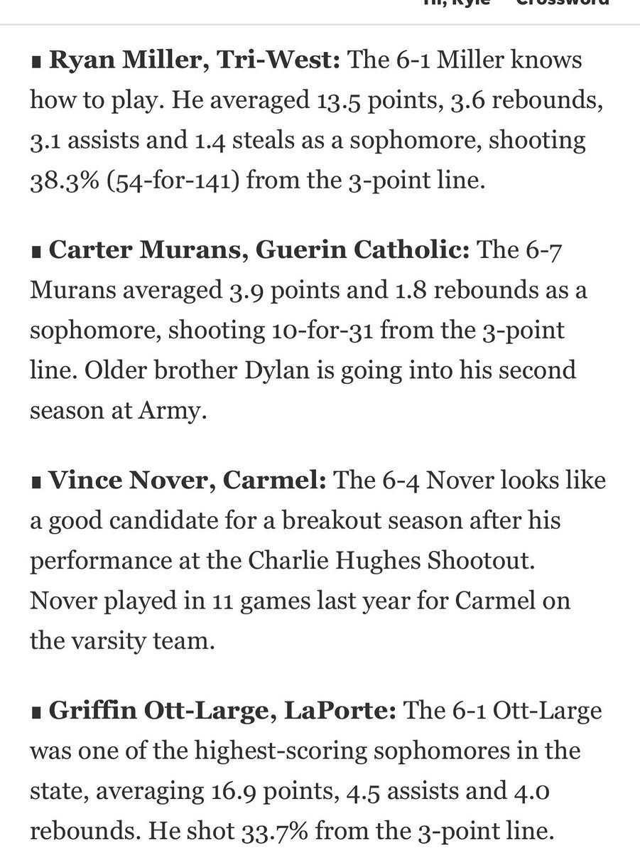 Ryan Miller named as one of top 2027 players to watch by Indy Star