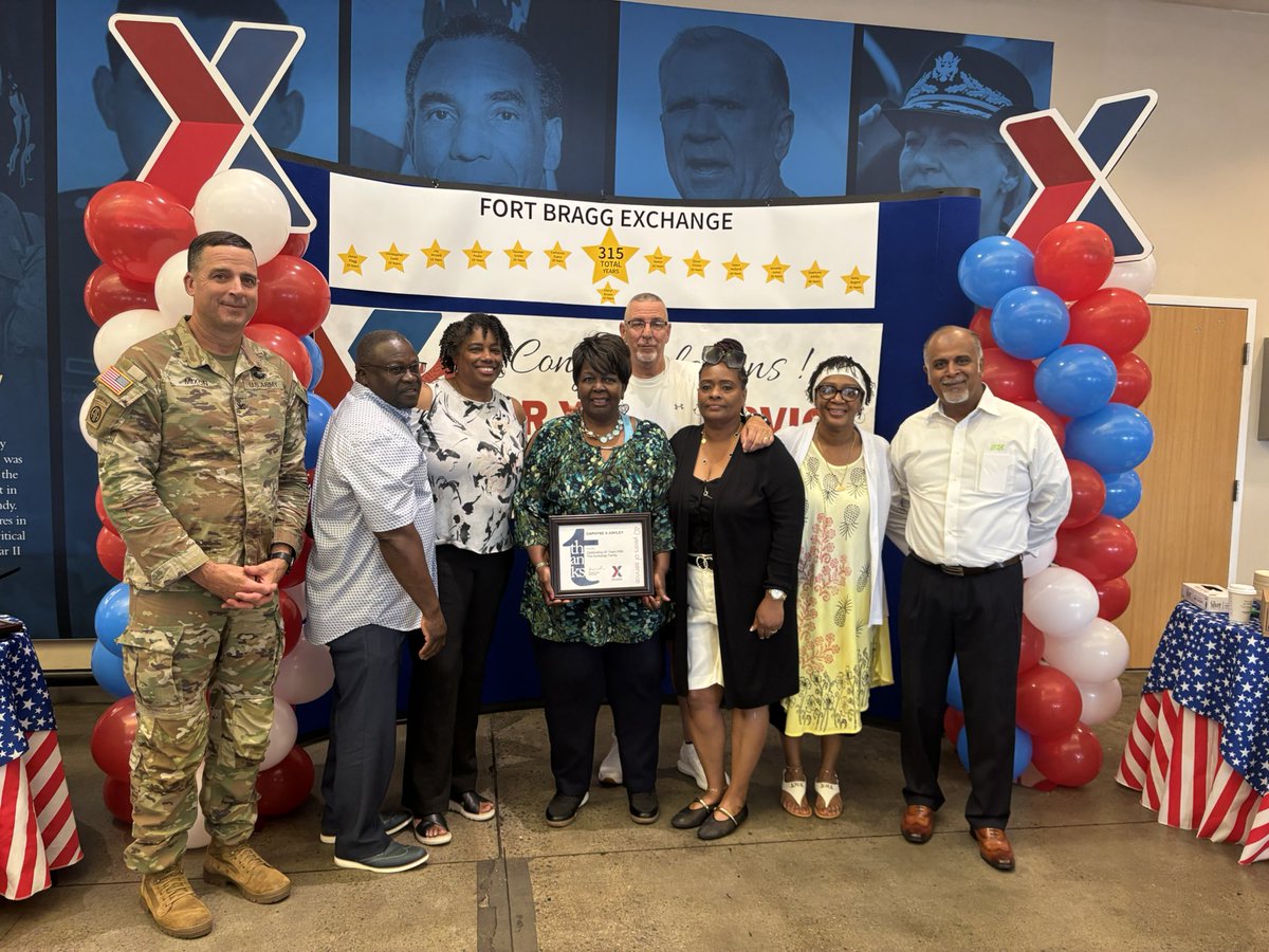 dinardodp's tweet photo. Celebrating “40” years of service to #AAFES -
Our family -
#FtBraggNC #LaFamilia #USArmy https://t.co/cmlgIhjwMy