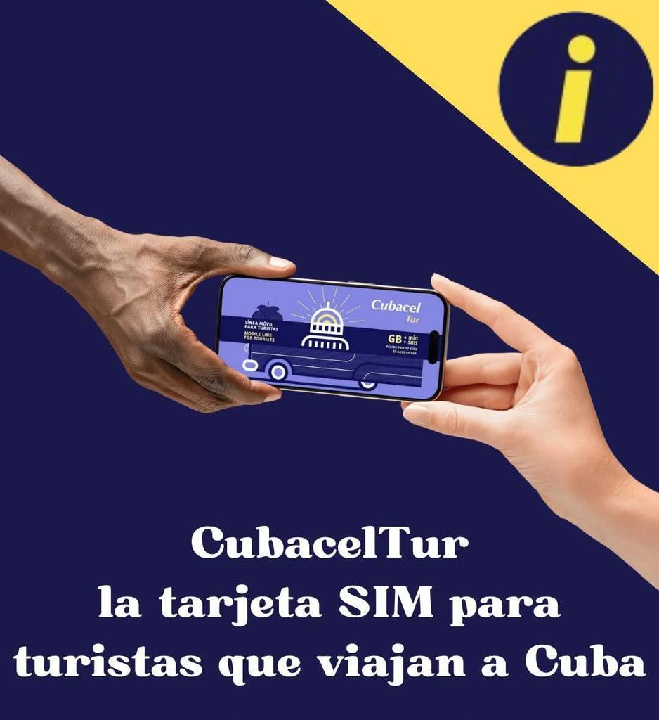 ¿Estás planeando tu próxima aventura por #Cuba? No olvides llevar contigo la tarjeta SIM Cubacel Tur, la solución para mantenerte conectado. 
Adquiere tu tarjeta SIM al llegar en los aeropuertos internacionales o en las oficinas comerciales de #Etecsa 
#CubacelTur   #CubaUnica